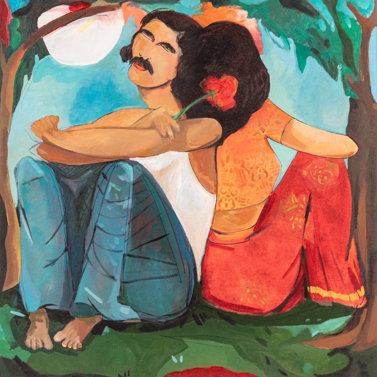 Painting by Ahmed Newaz